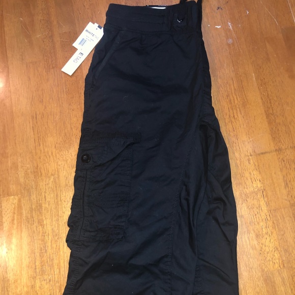 White Tag Long Cargo Shorts - Picture 1 of 4